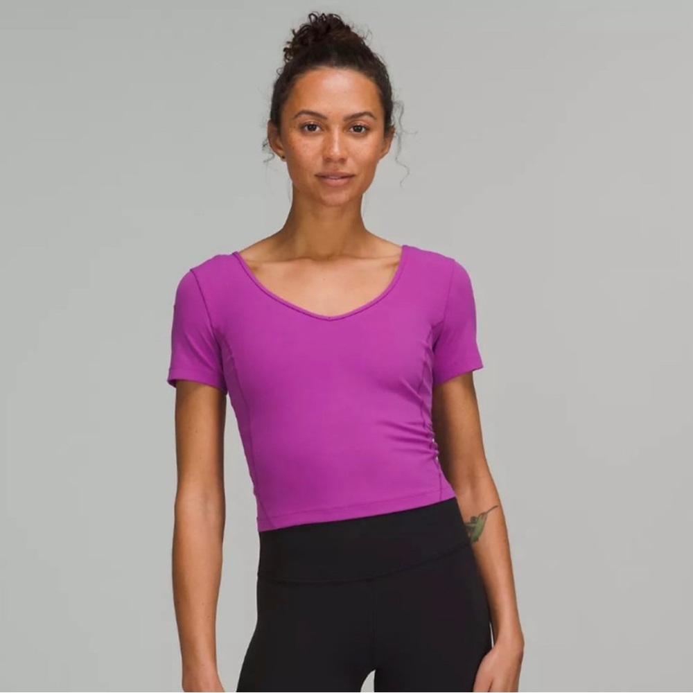 Lululemon Align T-shirt in Plum Pink